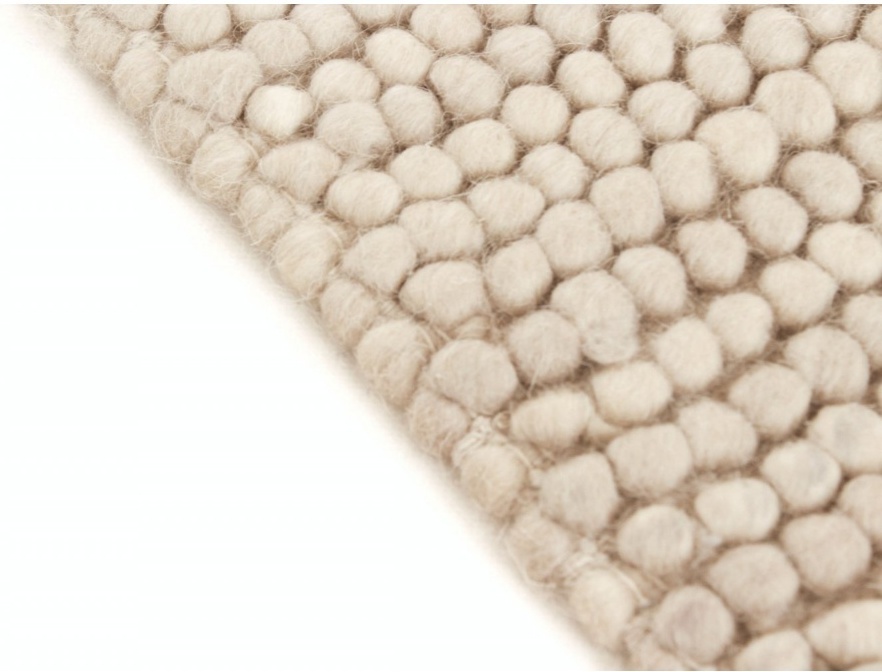 Pyöreä matto 'Avafors' - Beige