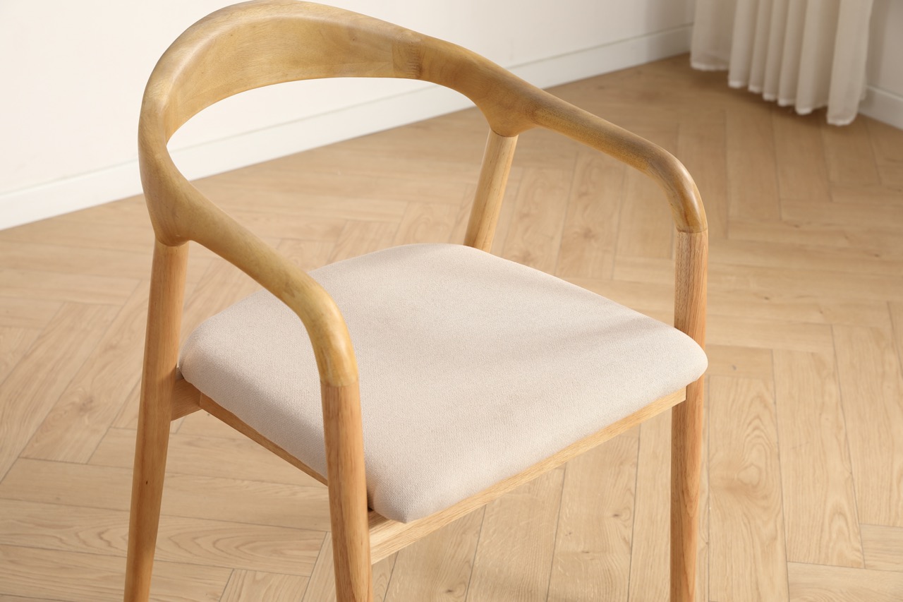 Käsinojatuoli 'Aspa' - Luonnonväri/beige