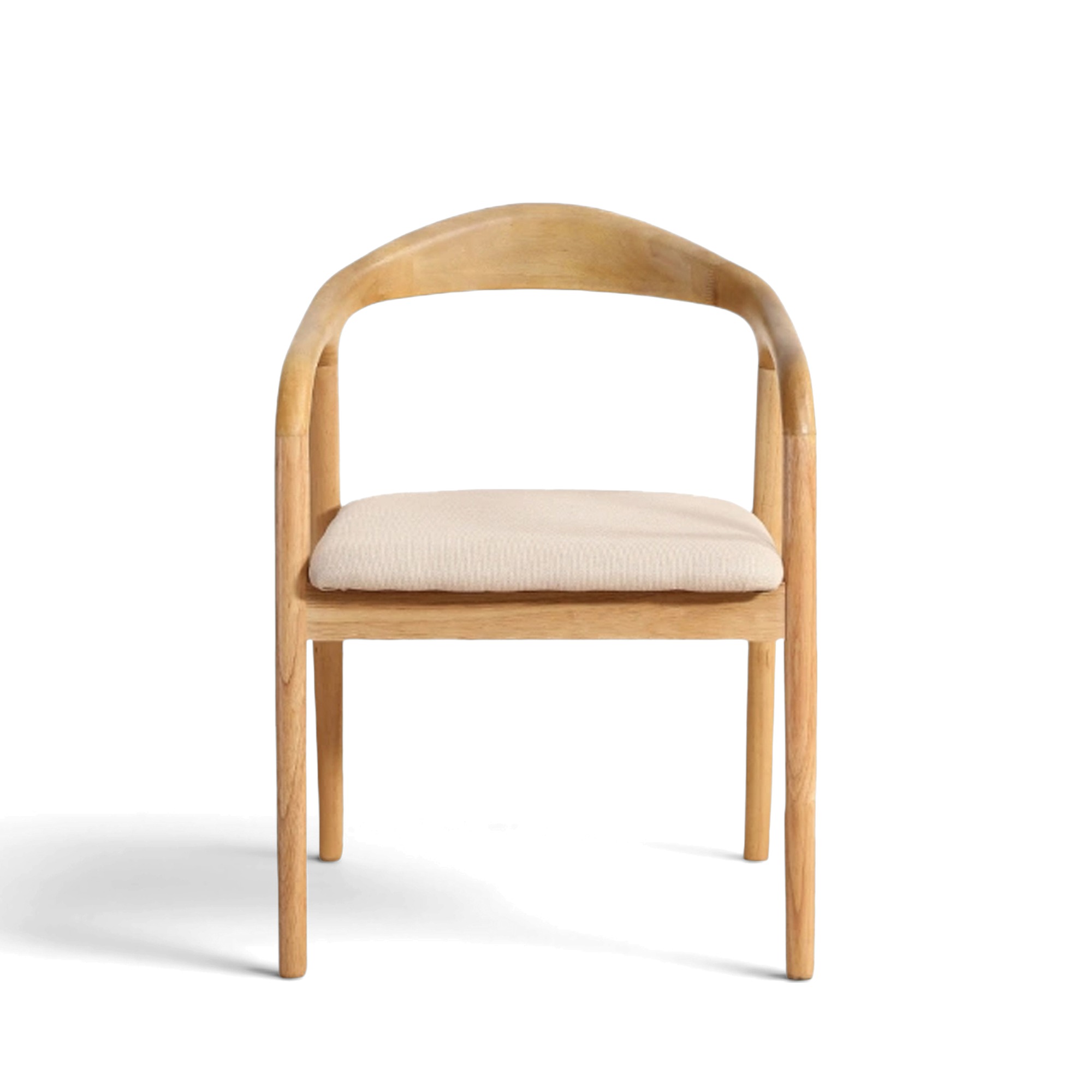 Käsinojatuoli 'Aspa' - Luonnonväri/beige