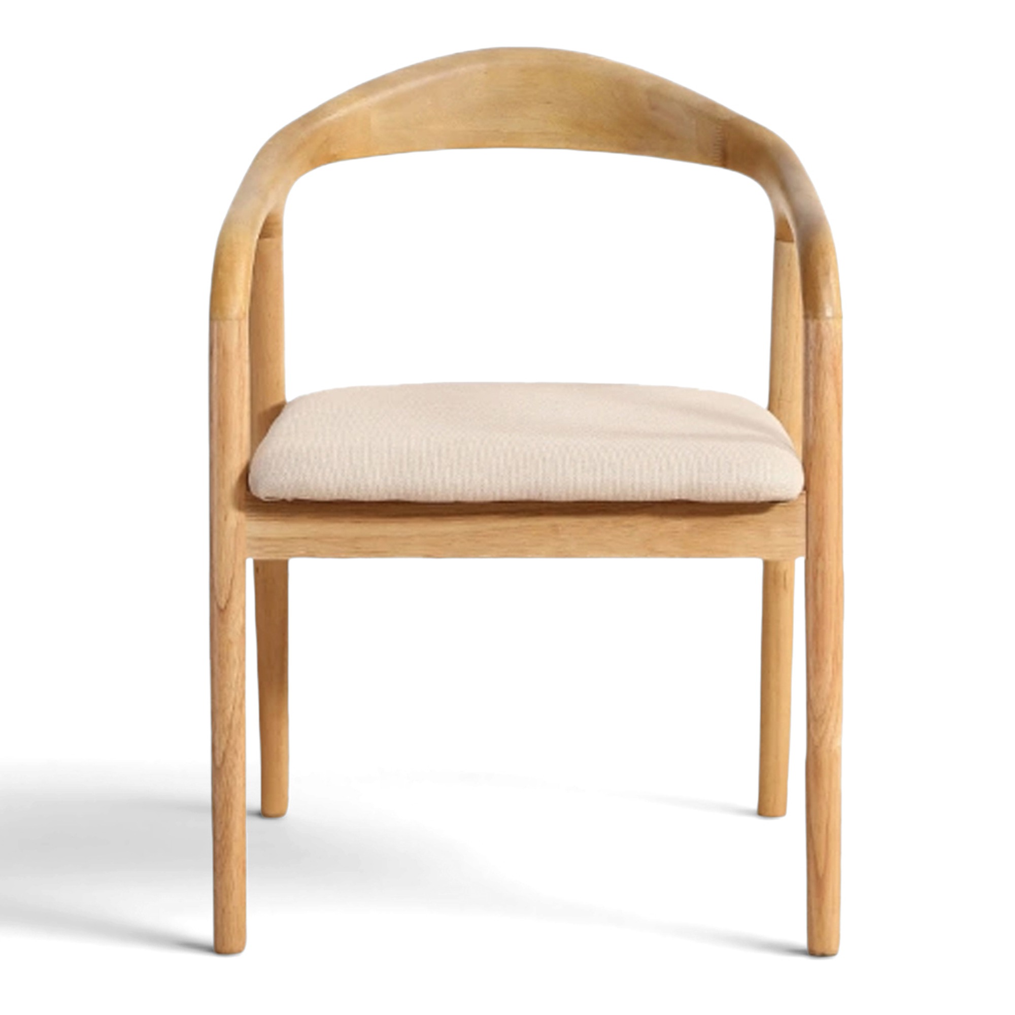 Käsinojatuoli 'Aspa' - Luonnonväri/beige