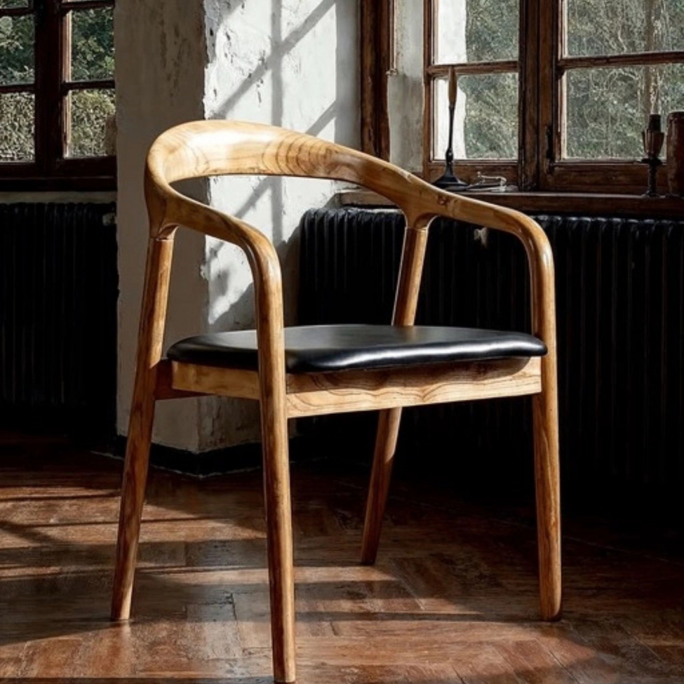 Käsinojatuoli 'Aspa' - Luonnonväri