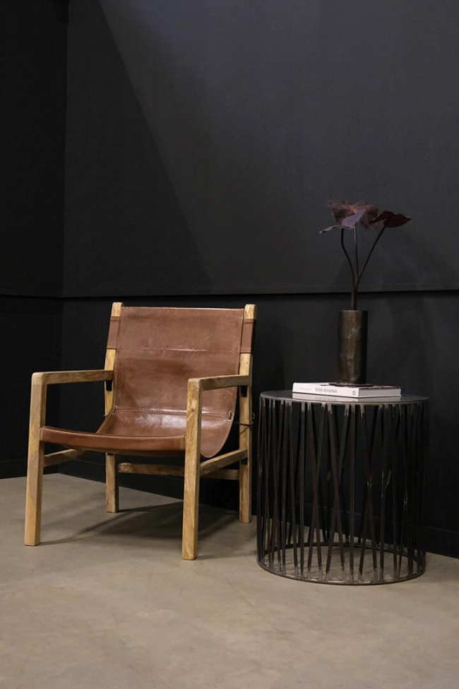Lounge-tuoli 'Blixen' - Ruskea