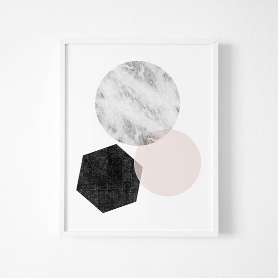 Juliste - 'Geometrinen x3'
