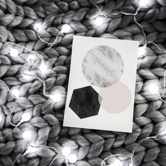 Juliste - 'Geometrinen x3'