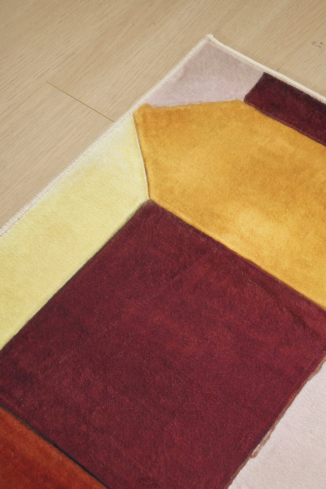 Matto 'Oralia' 160x230 cm - Punainen/Monivärinen