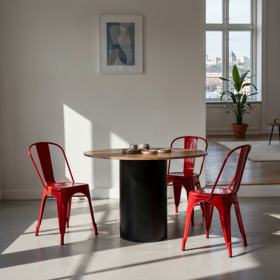 Tuoli 'Montmartre' - Punainen lakattu