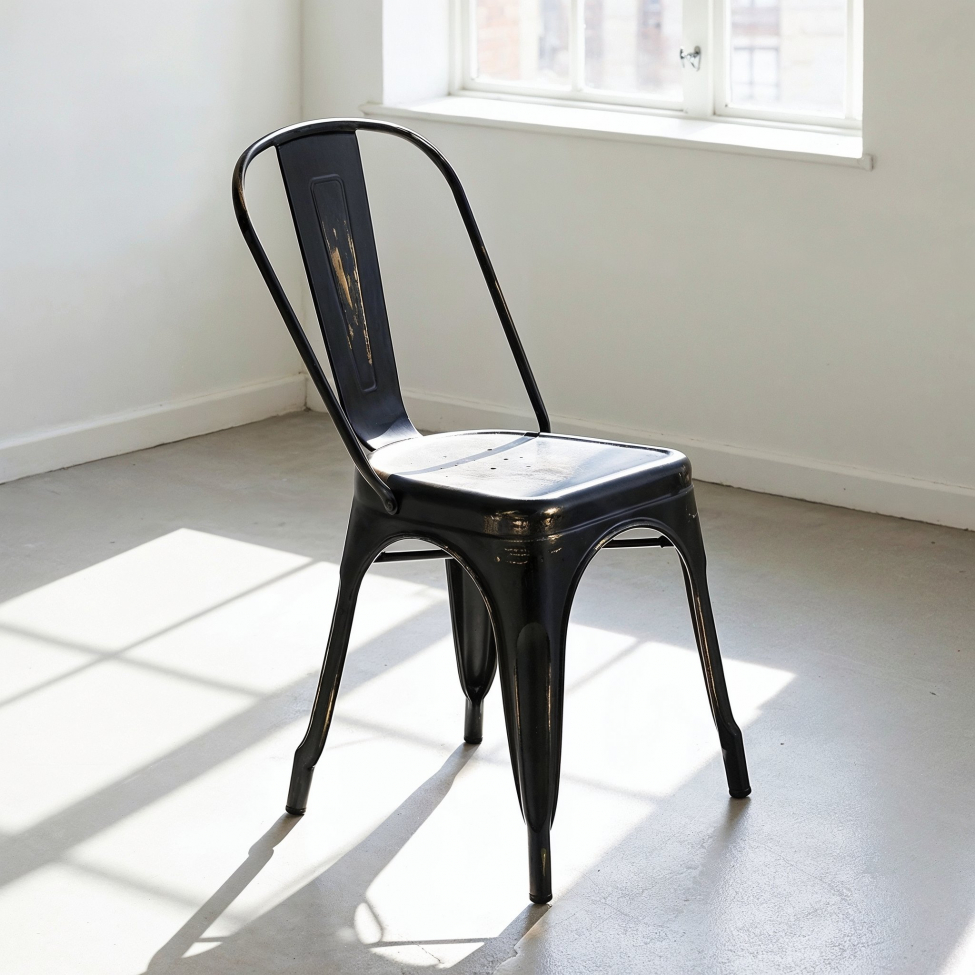 Tuoli 'Montmartre' - Vintage musta