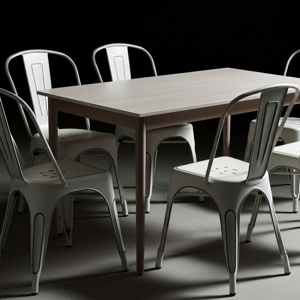 Tuoli 'Montmartre' - Vintage valkoinen