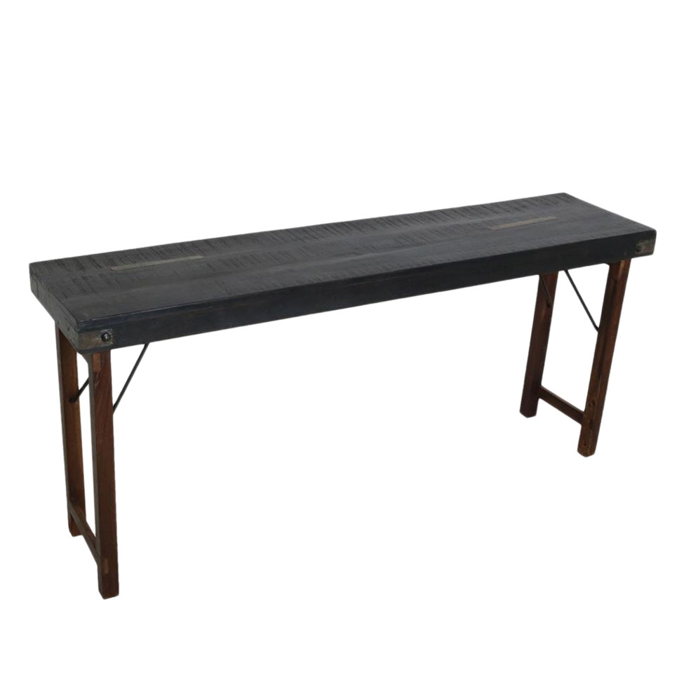 Sivupöytä Vintage 170x40cm - Musta