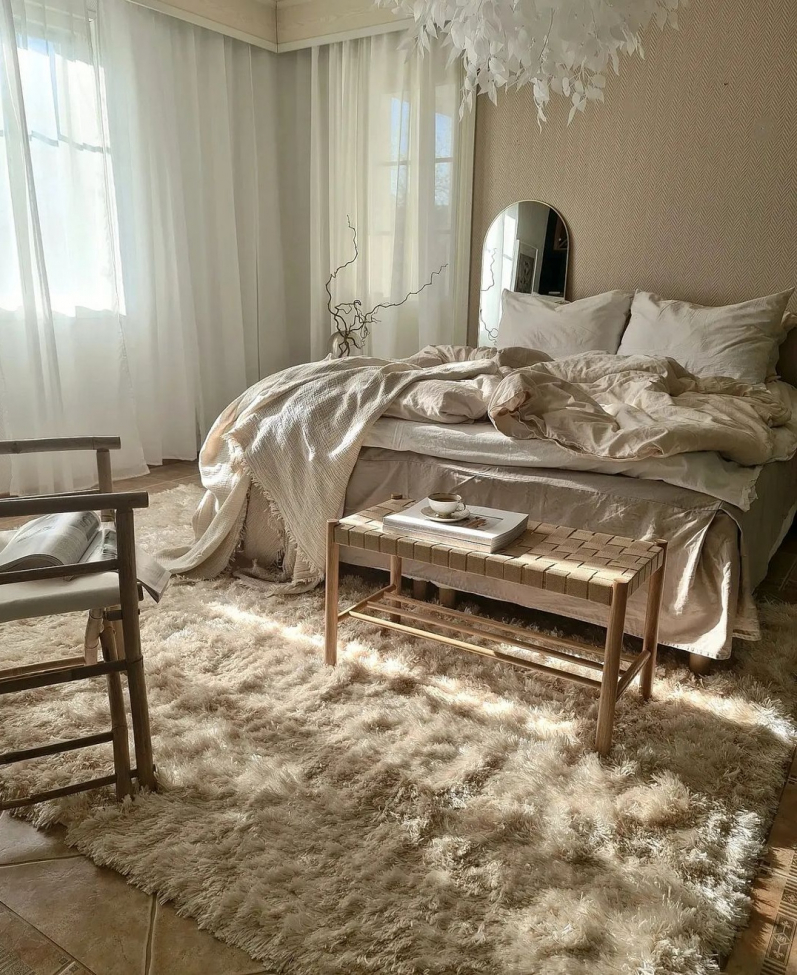 Matto 'Janjira' 130x190cm - Offwhite