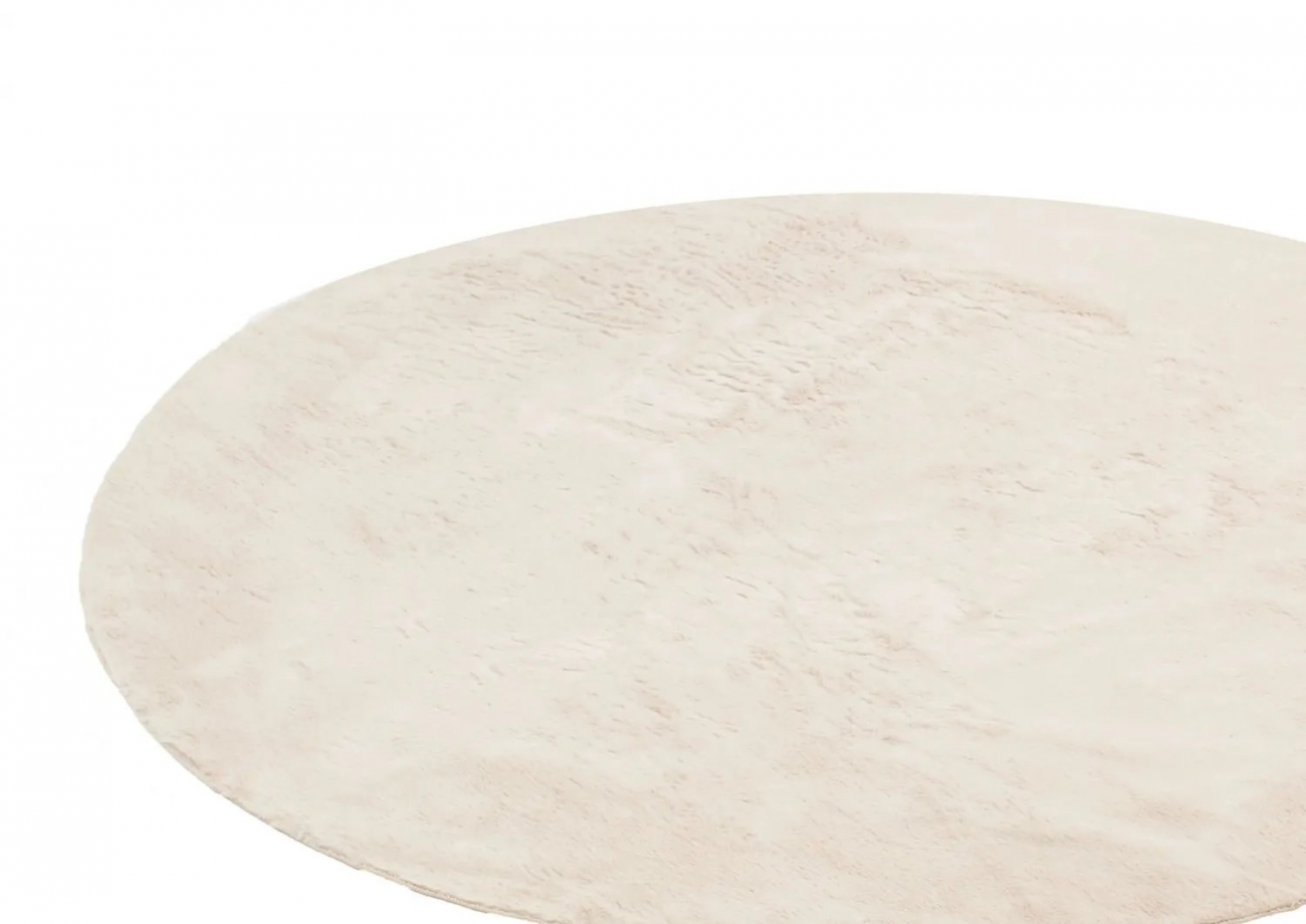 Pyöreä matto 'Arnaga Super Soft' 80cm - Beige