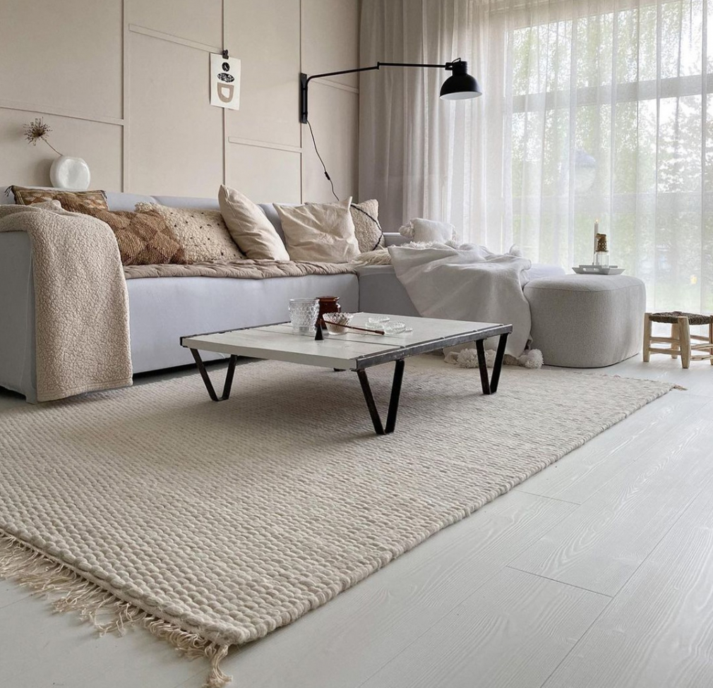 Villamatto 'Cartmel' 80x250cm - Offwhite