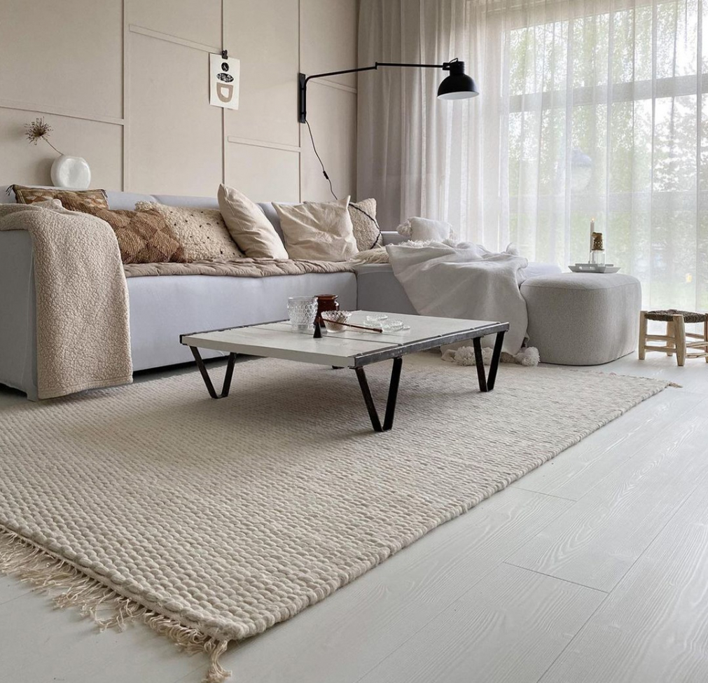 Villamatto 'Cartmel' 240x240cm - Offwhite
