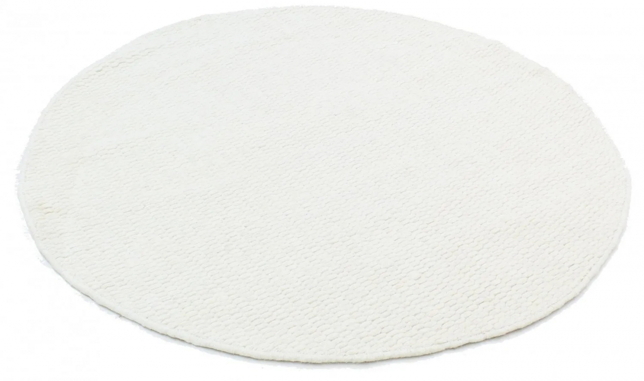 Pyöreä matto 'Cartmel' 160cm - Offwhite