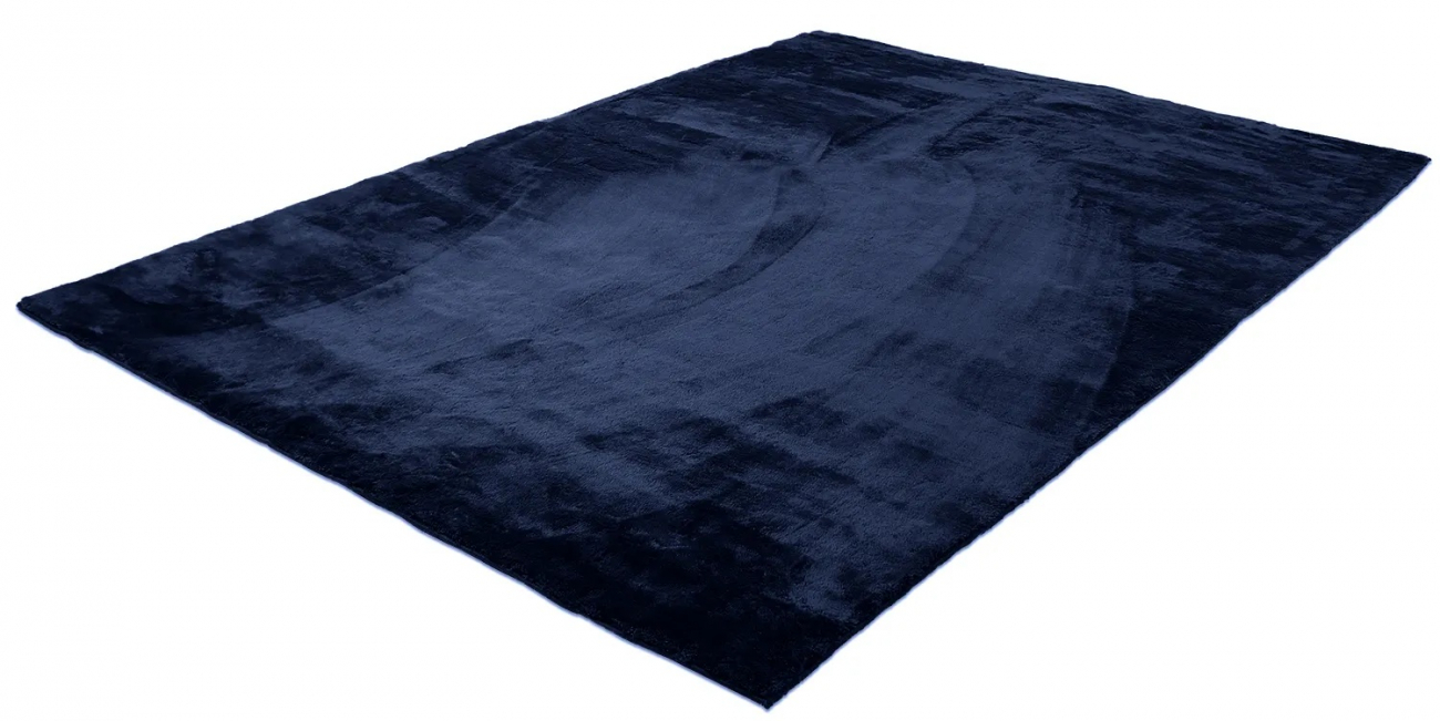Kudottu matto 'Aranga Super Soft' 160x230cm - Tummansininen
