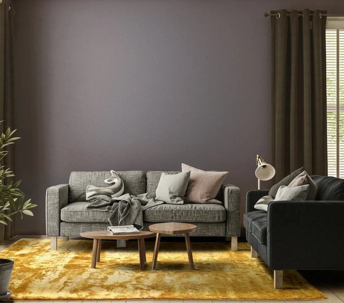 Kudottu matto 'Aranga Super Soft' 200x290cm - Keltainen
