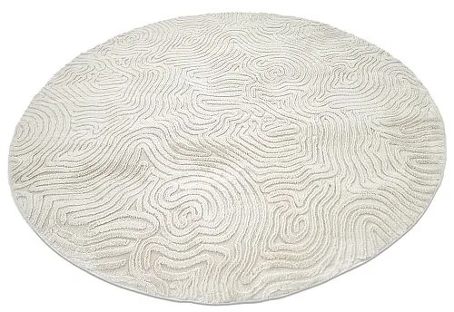Pyöreä matto 'Amora' 120cm - Valkoinen