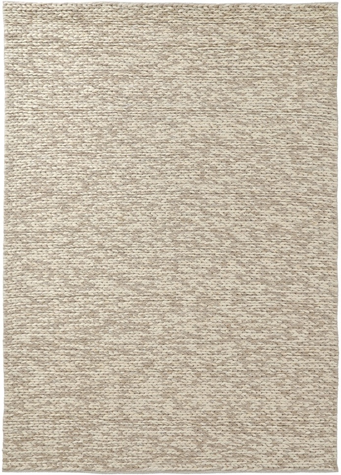 Villamatto 'Talvia Braided Wool' - Luonnonvärinen