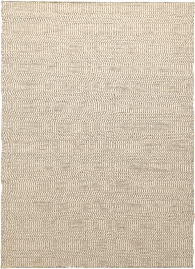 Villamatto 'Larkana' - beige/valkoinen