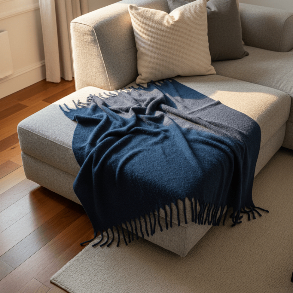 Ruutu 'Samantha' 130x170cm - Tummansininen