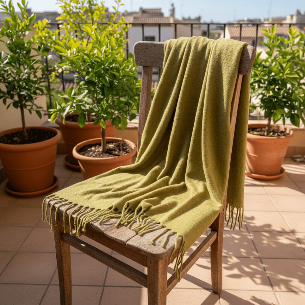 Ruutu 'Samantha' 130x170cm - Oliivinvihreä