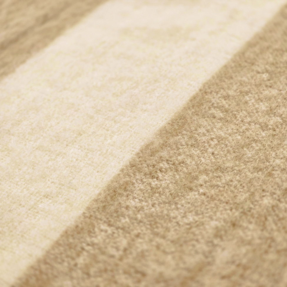 Ruutu 'Beatriz Stripe' 130x170cm - Beige/valkoinen
