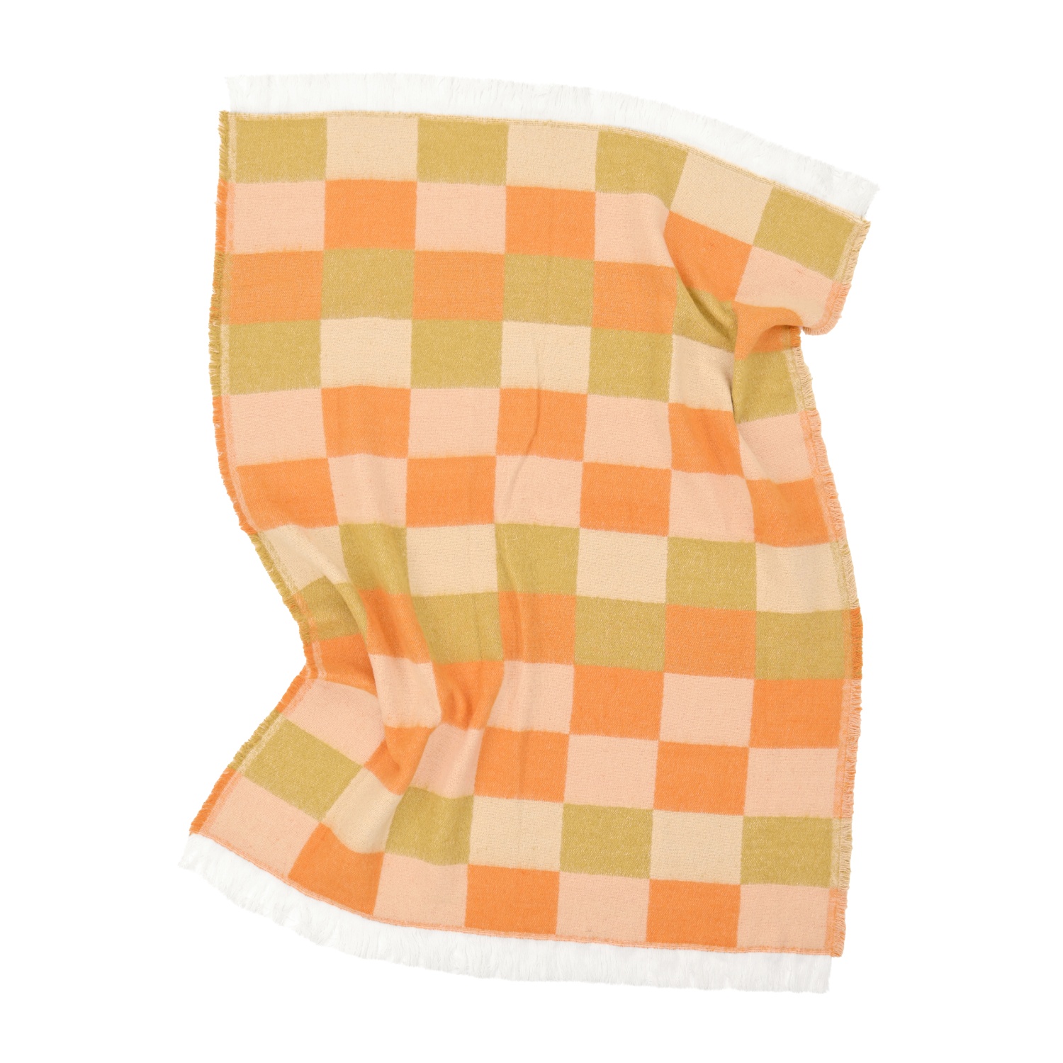 Ruutu 'Audrey Check' 130x170cm - Beige/keltainen/oranssi