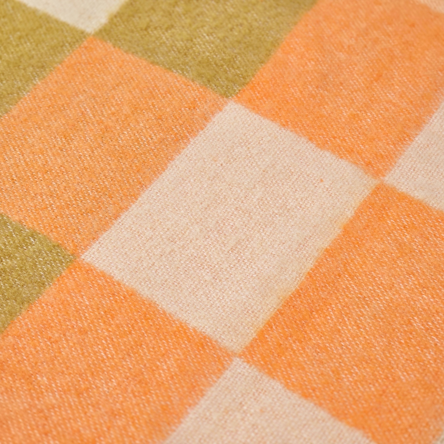 Ruutu 'Audrey Check' 130x170cm - Beige/keltainen/oranssi