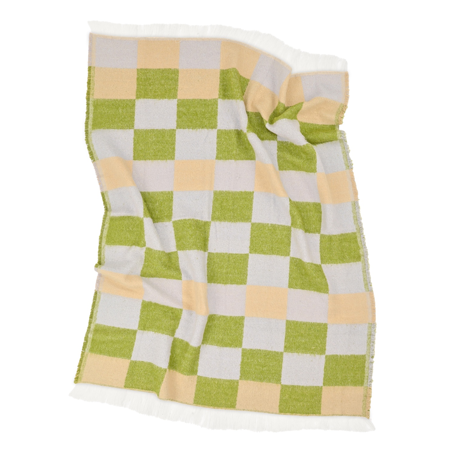 Ruutu 'Audrey Check' 130x170cm - Beige/vihreä/violetti