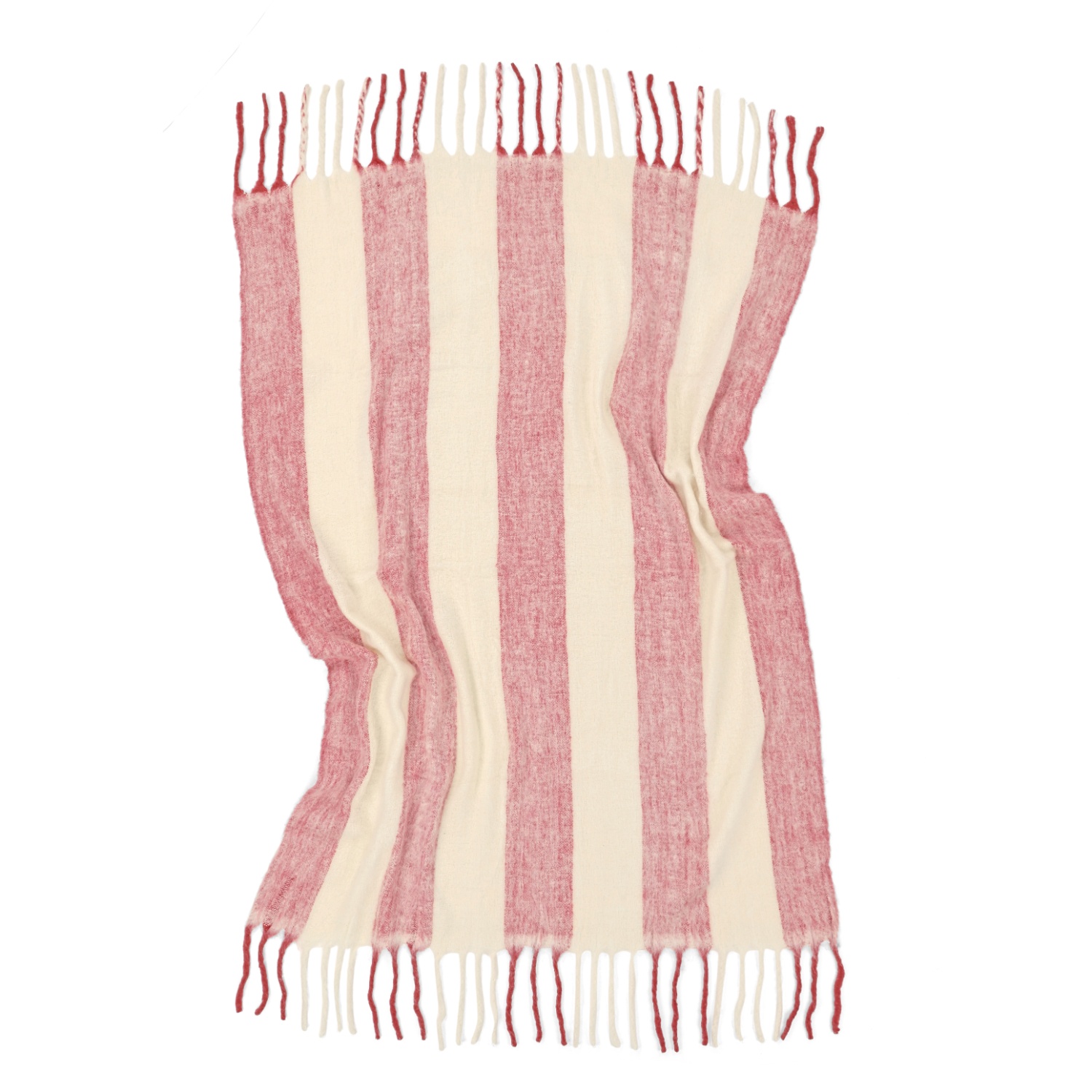 Ruutu 'Beatriz Stripe' 130x170cm - Punainen/valkoinen