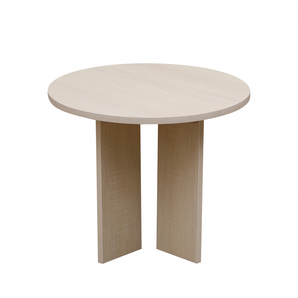Pöytä 'Créme' Pyöreä 55 cm - Valkopigmentoitu