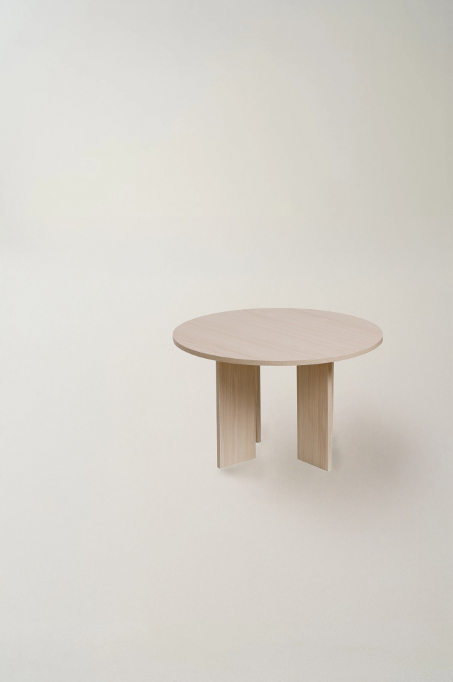 Pöytä 'Créme' Pyöreä 75cm - Luonto