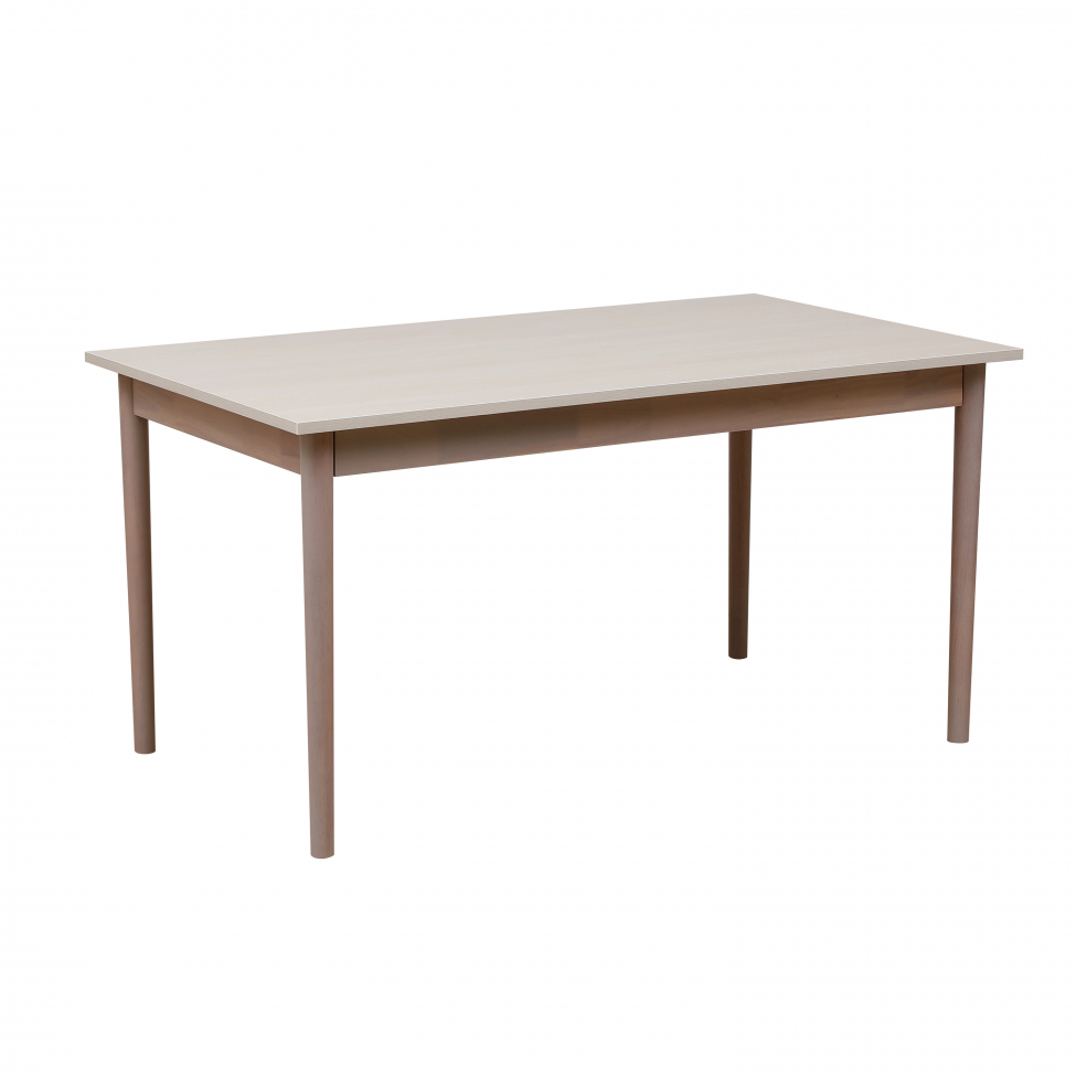 Ruokapöytä 'Fager' 135cm - Valkopigmentoitu