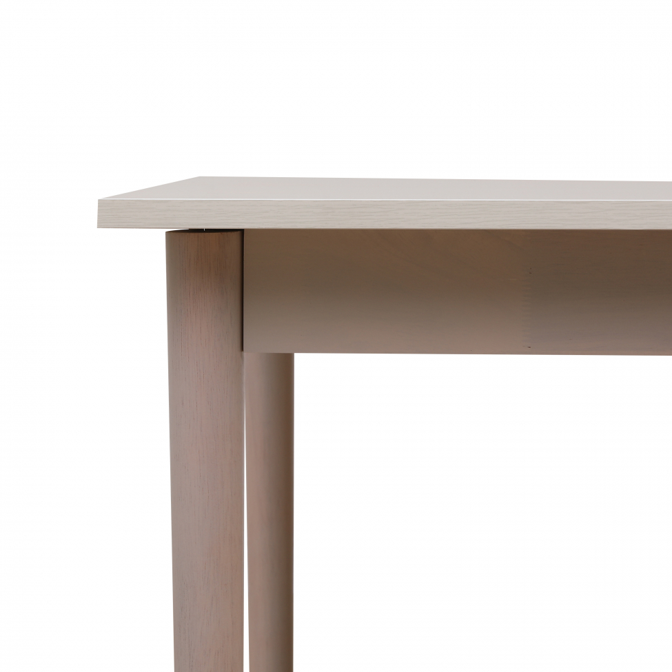 Ruokapöytä 'Fager' 135cm - Valkopigmentoitu