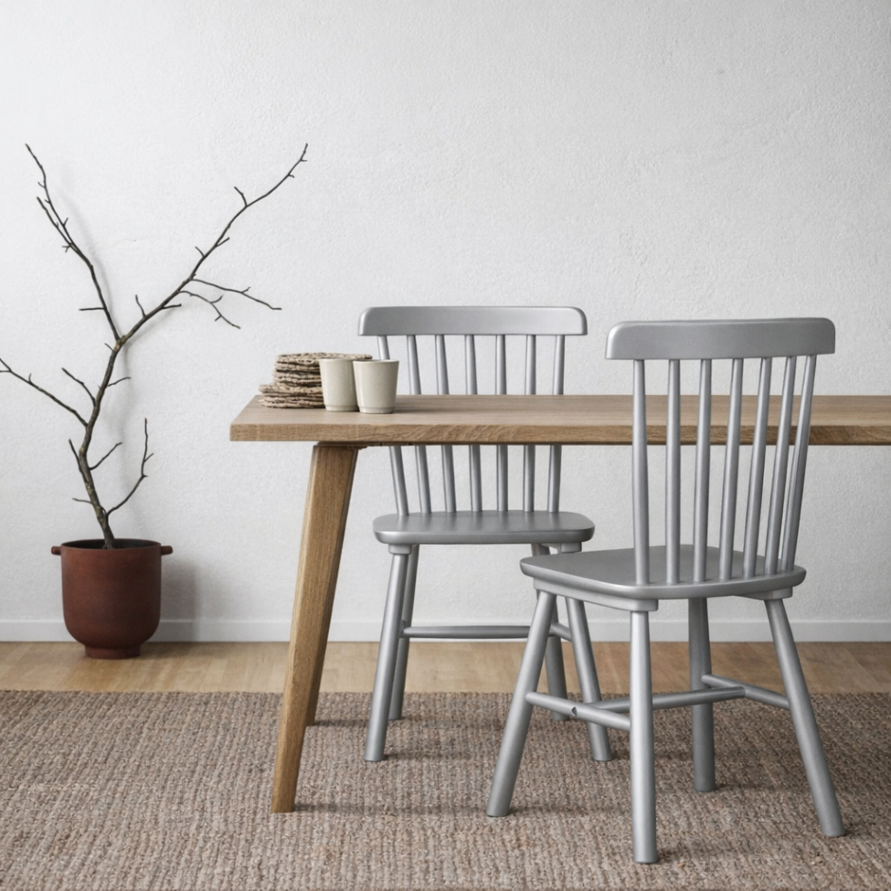 Tuoli 'Elsa' - Hopeanharmaa