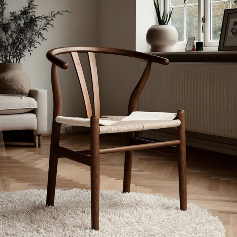 Tuoli 'Alta' - Pähkinä/Beige