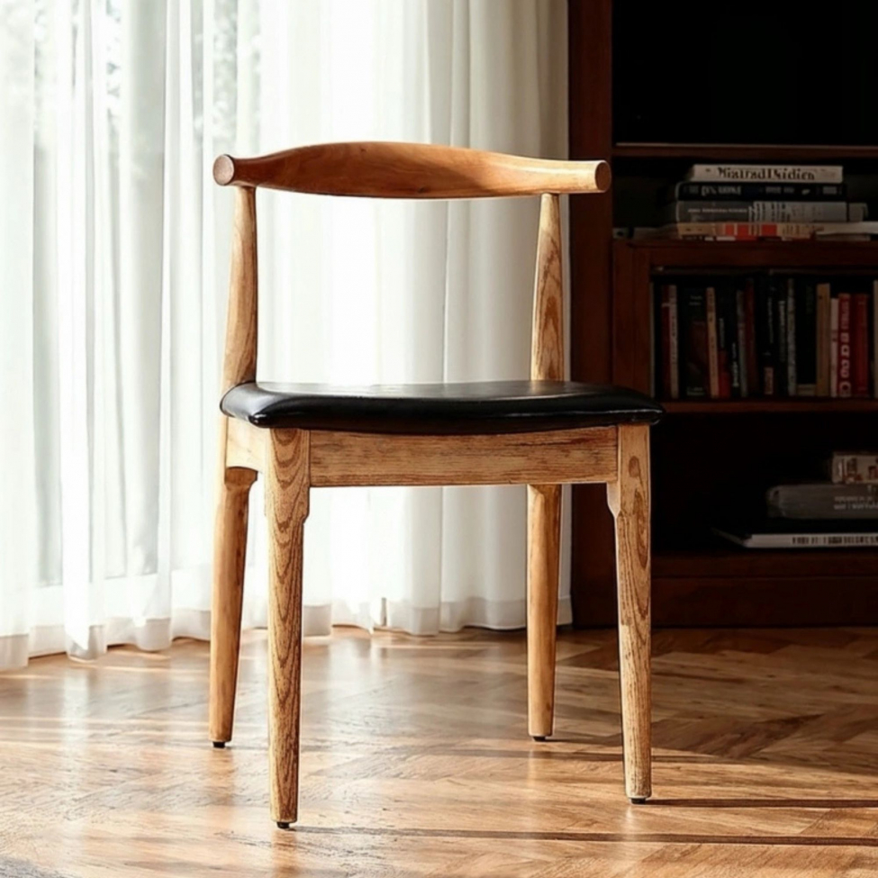 Tuoli 'Fager' - Luonnonv&auml;rinen/Musta