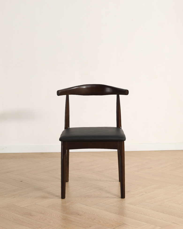 Tuoli 'Fager' - Pähkinä/Musta