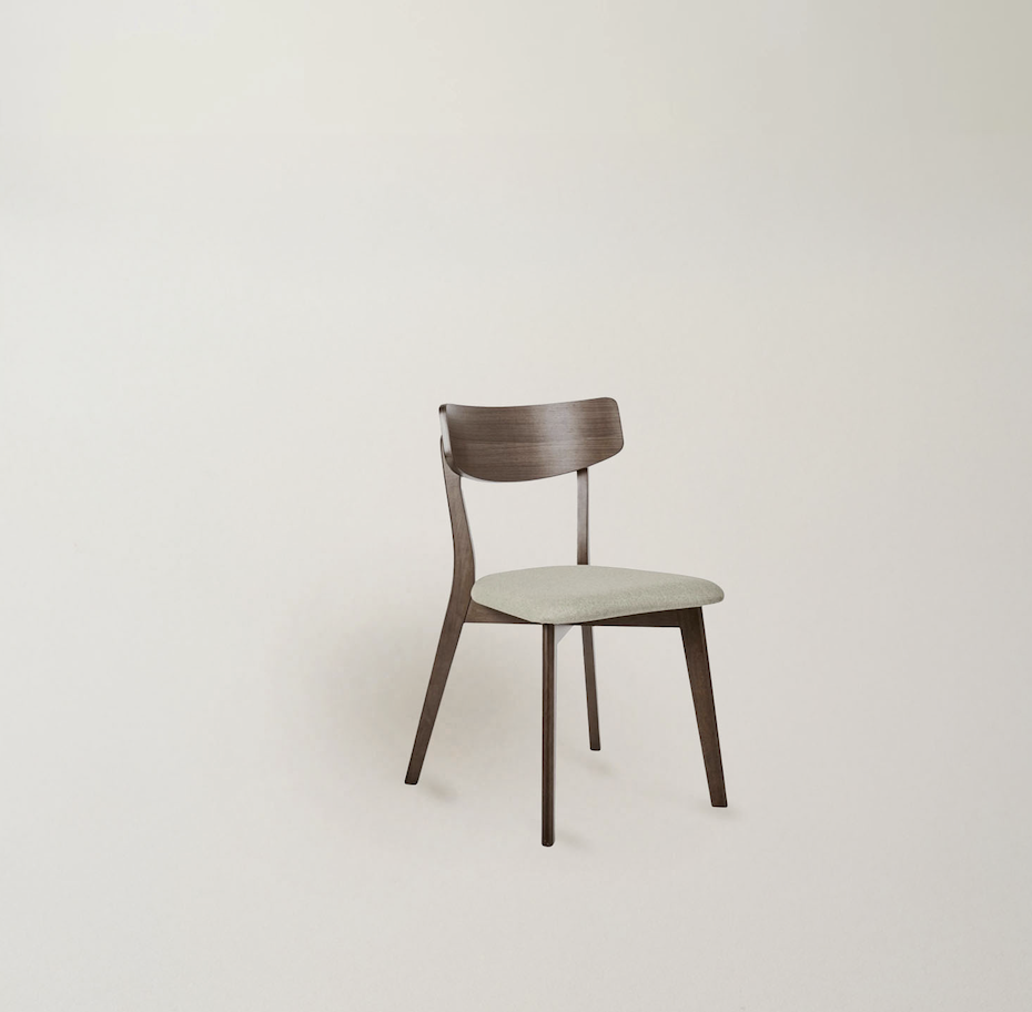 Tuoli 'Narvik' - Pähkinä/Beige