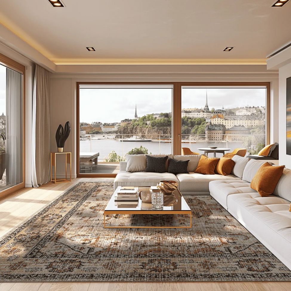 Wiltonmatto 'Siliana' 130x190cm - Beige