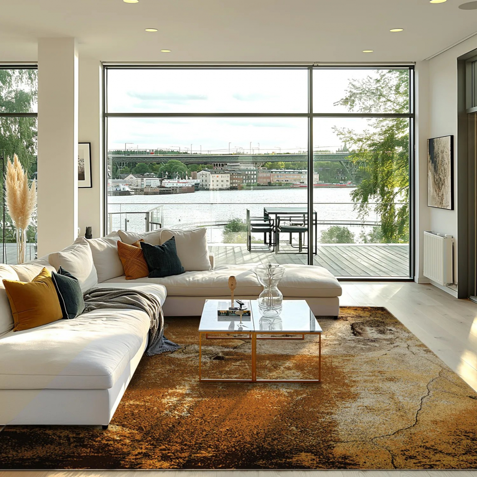 Wiltonmatto 'Olivera' 80x150cm - Ruskea