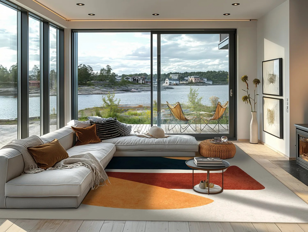 Wiltonmatto 'Beira' 200x280cm - Monivärinen