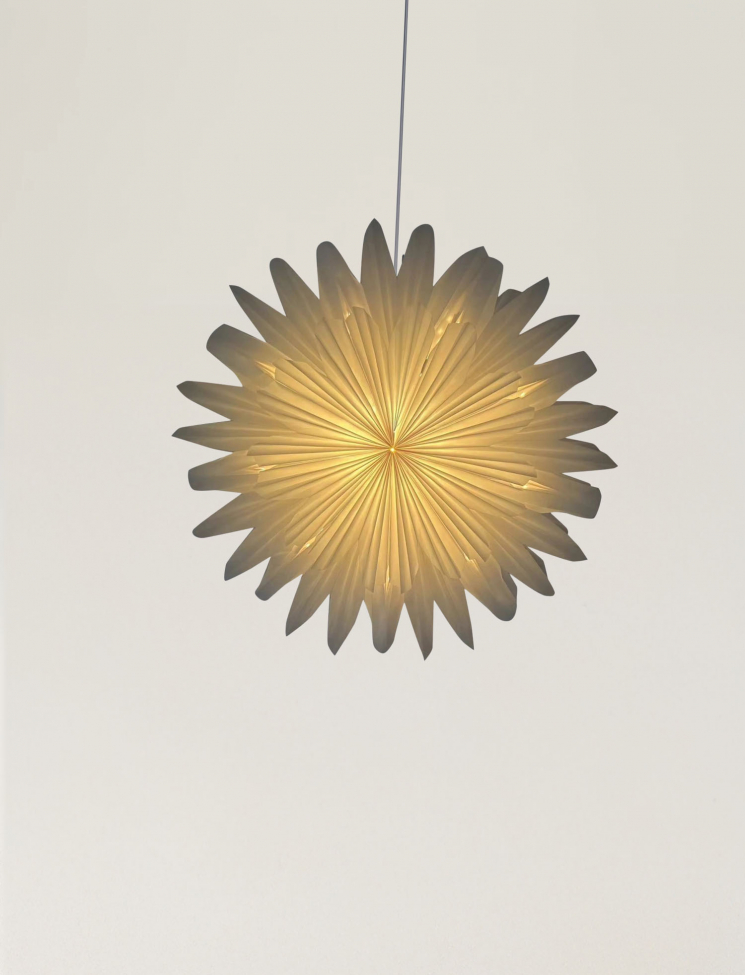 Adventtitähti 'Lucia' 60cm - Valkoinen