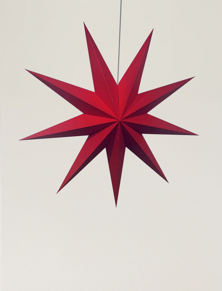 Adventtitähti 'Vintergatan' 118cm - Punainen