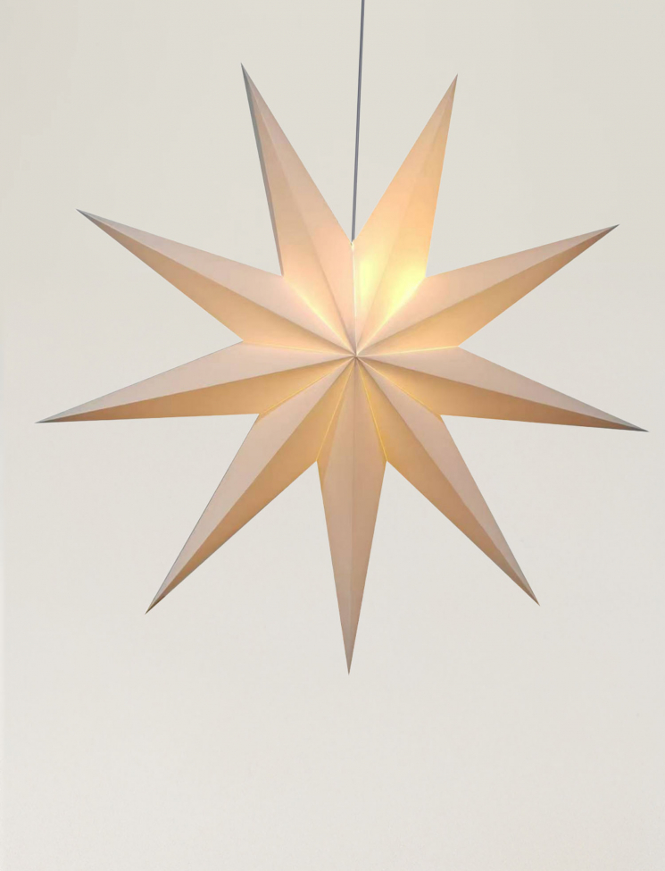 Adventtitähti 'Vintergatan' 118cm - Valkoinen