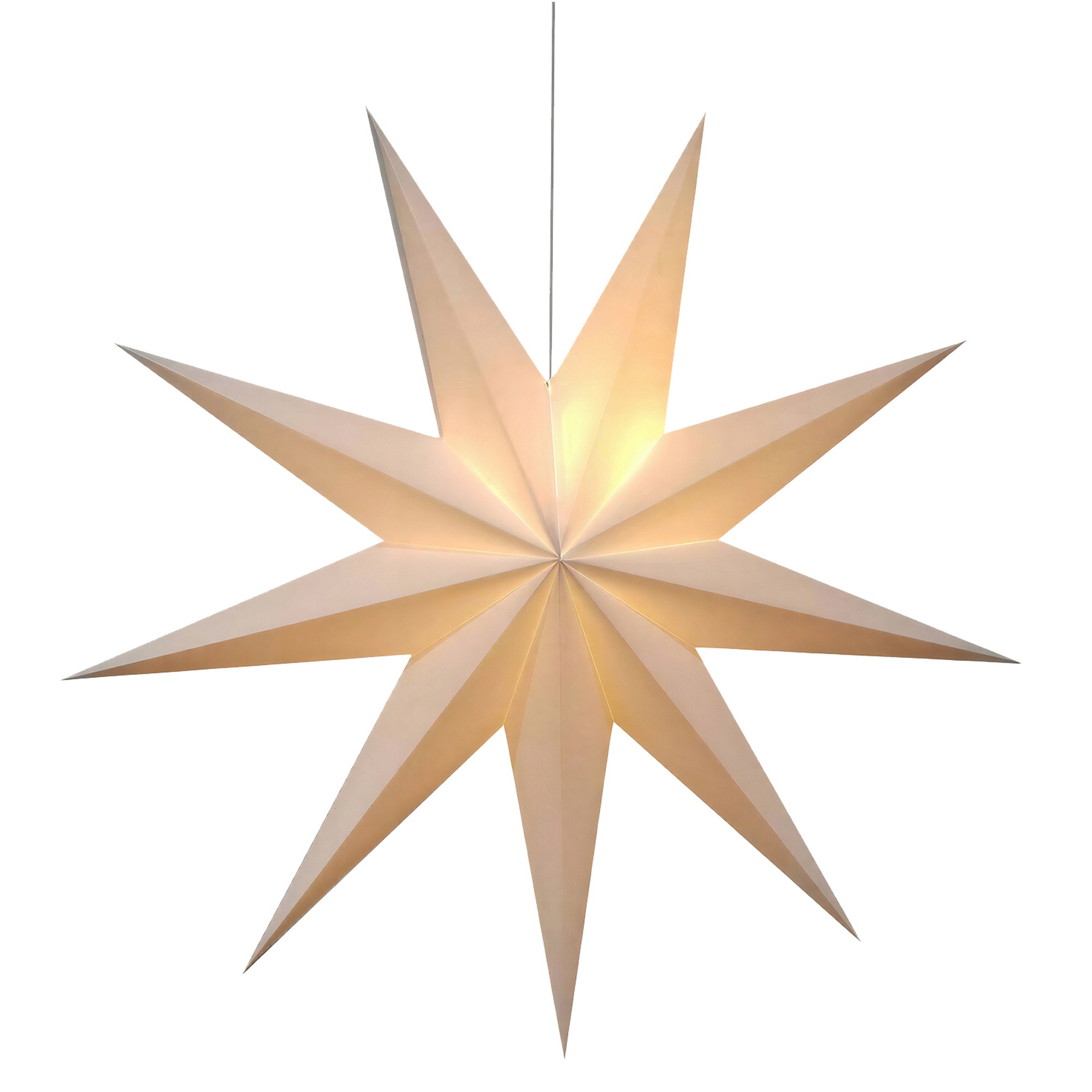 Adventtitähti 'Vintergatan' 118cm - Valkoinen