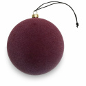 Joulupallo \'Velvet\' - Burgundi (S)