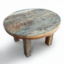 Sohvapöytä \'Birka\' Pyöreä 85x85cm - Vintage