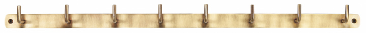 Koukkulista \'Antique brass\' - Kulta ryhmässä Huonekalut / Hyllyt & säilytys / Vaateripustimet @ Reforma (05999-17)