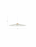Kattovalaisin ‘Belle L’ Ø80 cm - Beige